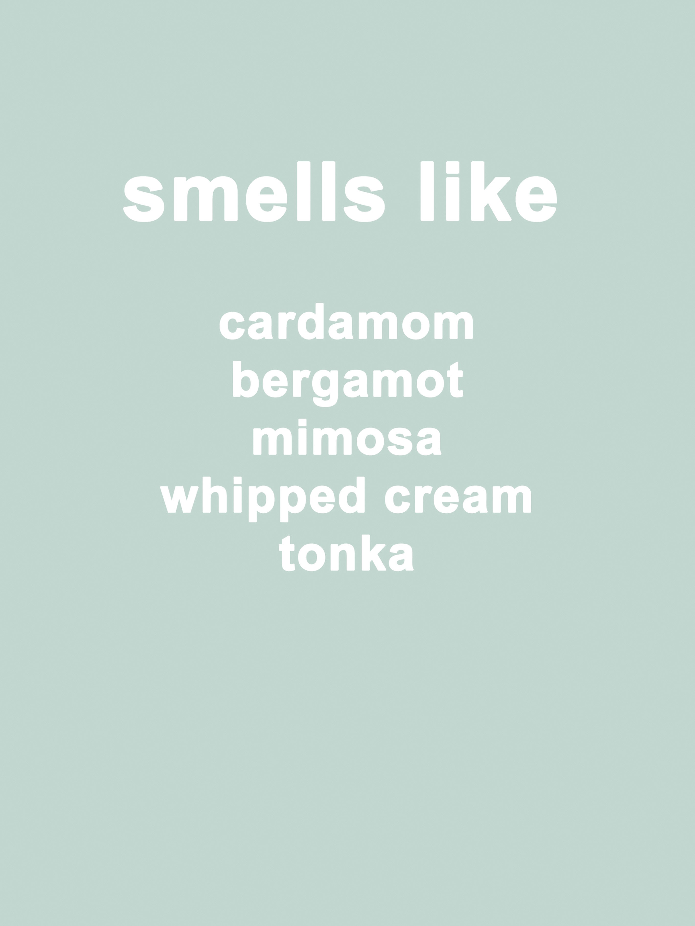 cardamom milk eau de parfum