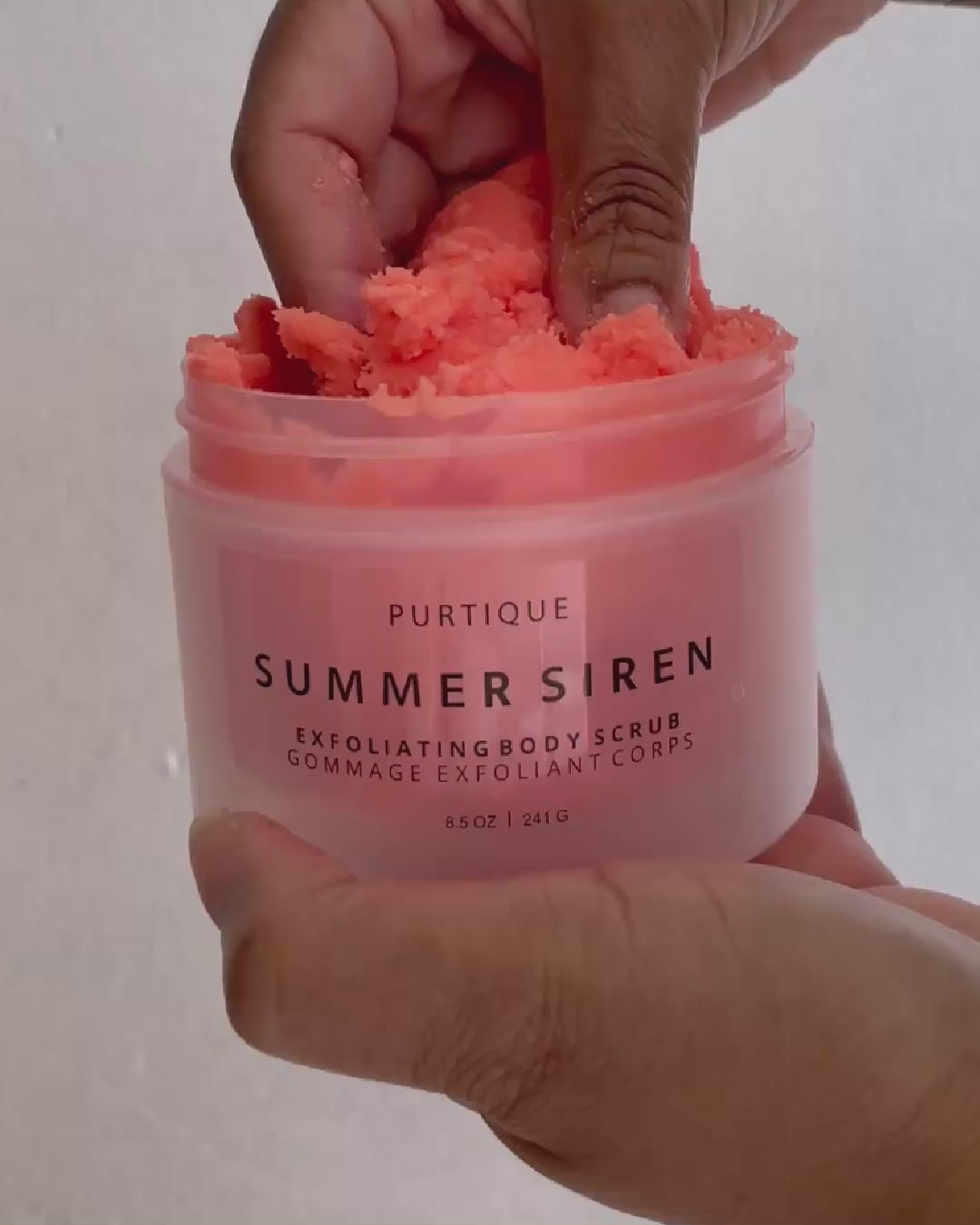 summer siren exfoliating body scrub