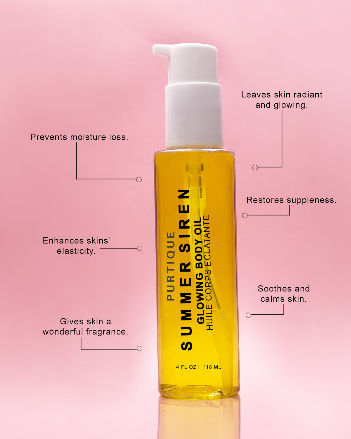 summer siren glowing body oil