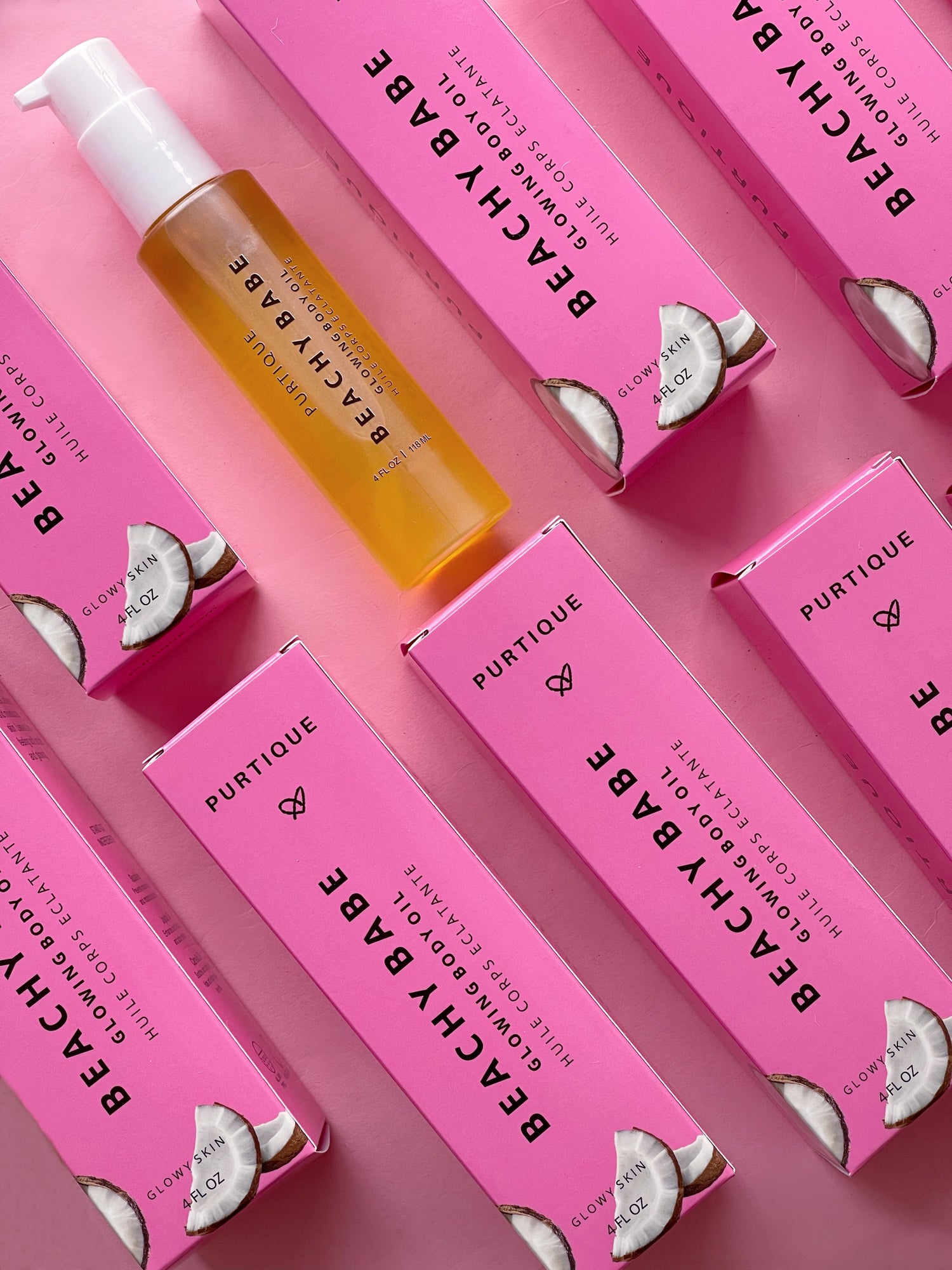 beachy babe glowing body oil