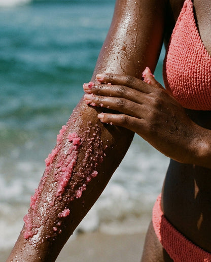 beachy babe exfoliating body scrub