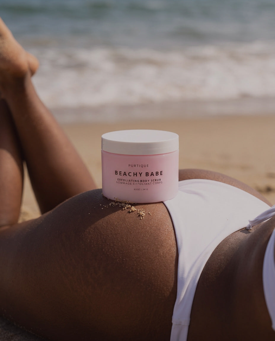 beachy babe exfoliating body scrub