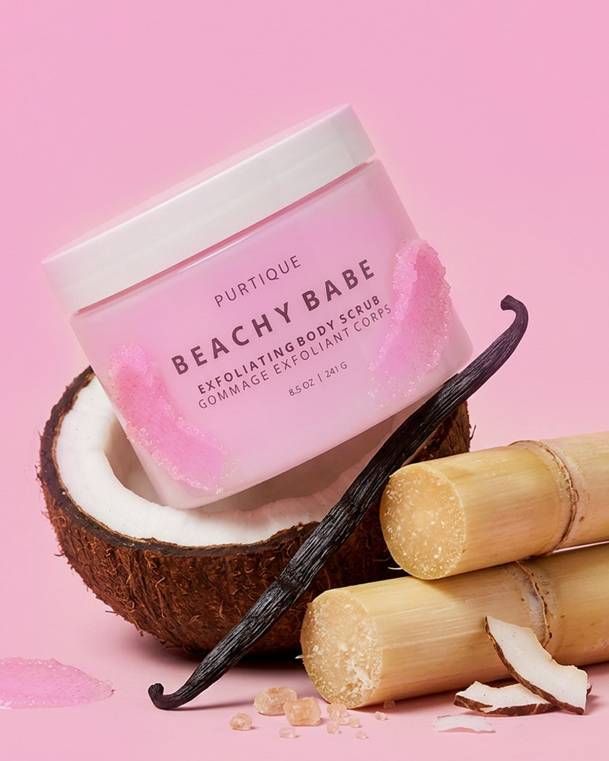 beachy babe exfoliating body scrub