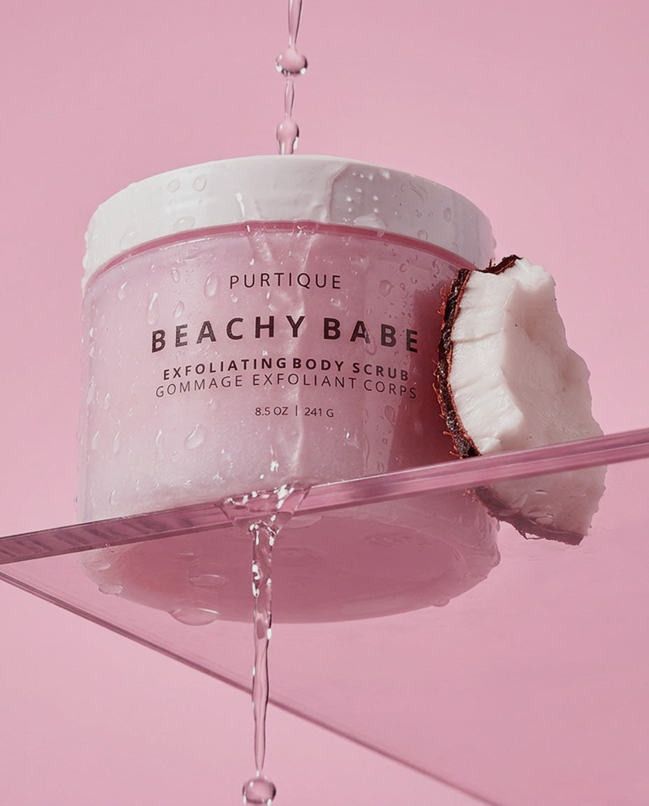 beachy babe exfoliating body scrub