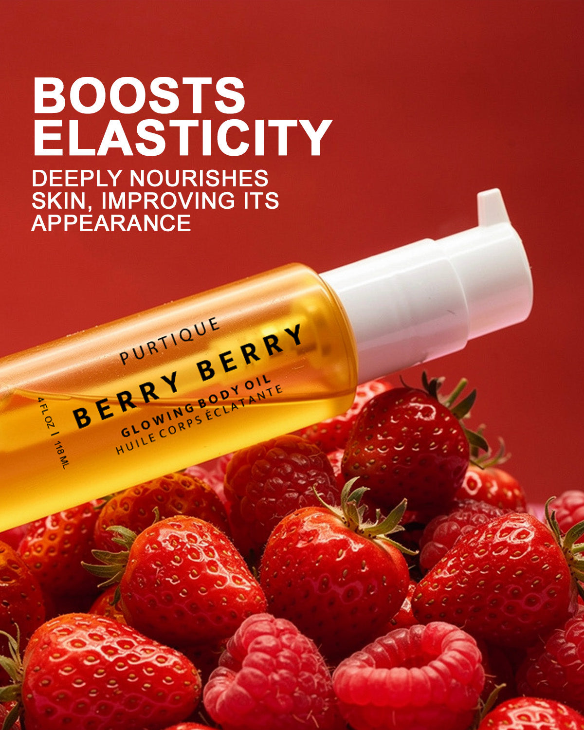 berry berry glowing body oil