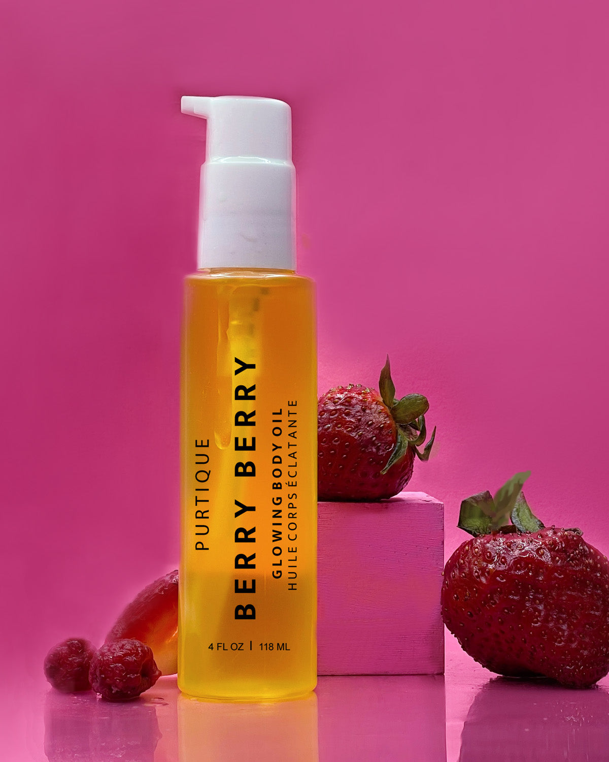 berry berry glowing body oil