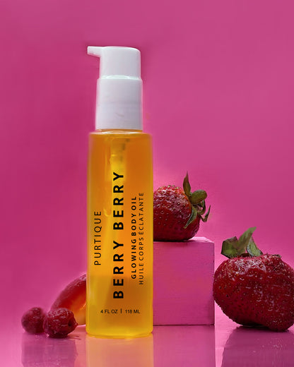 berry berry glowing body oil