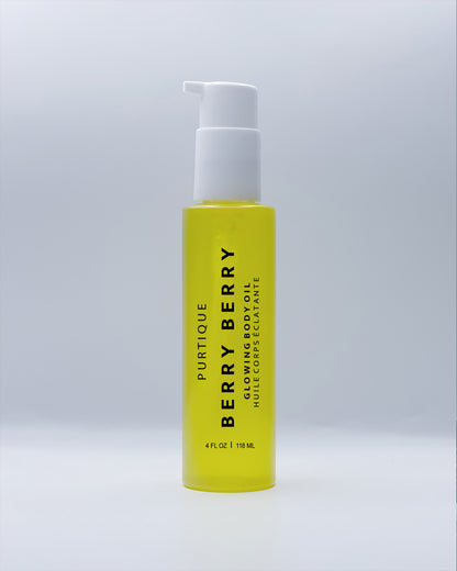 berry berry glowing body oil
