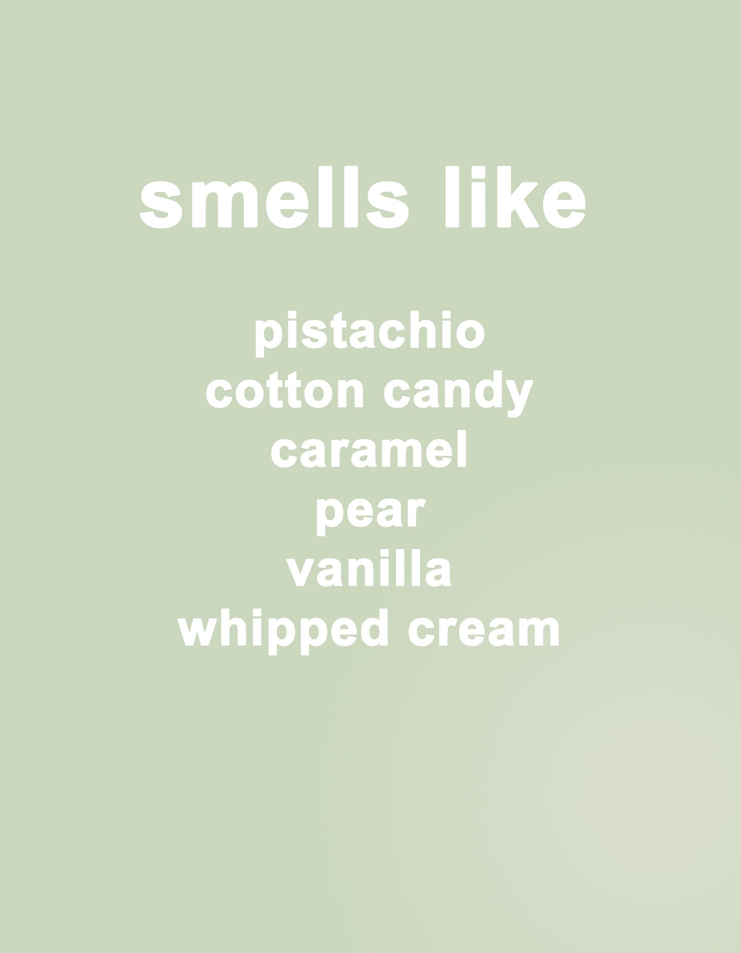 pistachio cream perfume oil