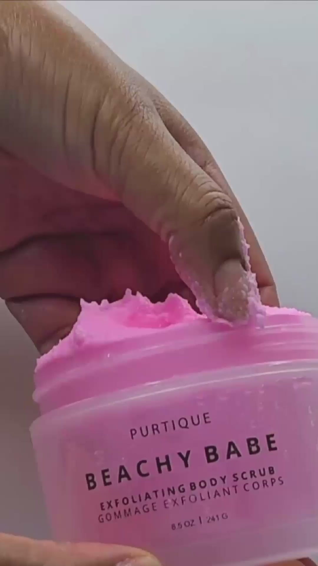 beachy babe exfoliating body scrub