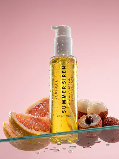 summer siren glowing body oil