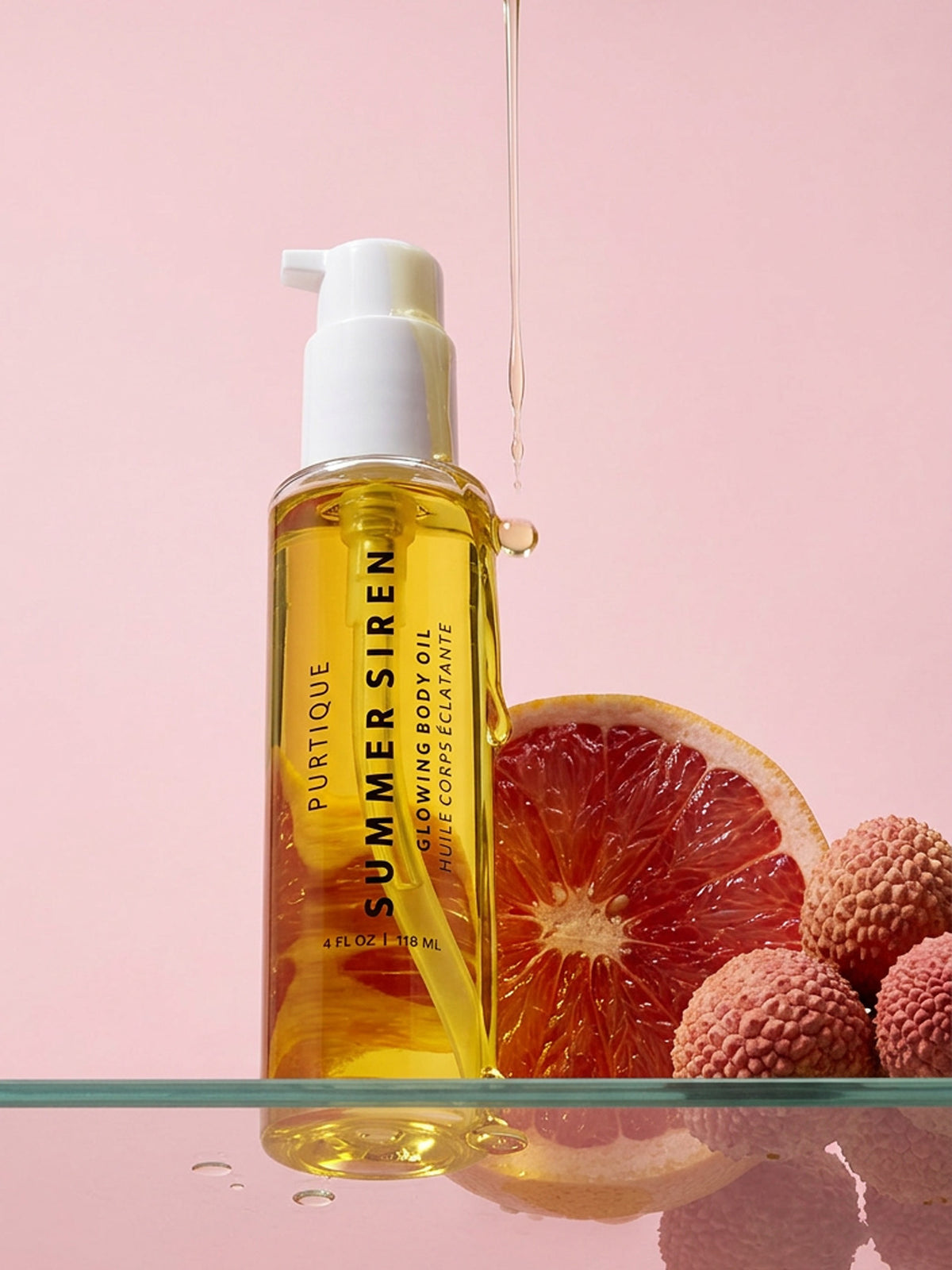 summer siren glowing body oil