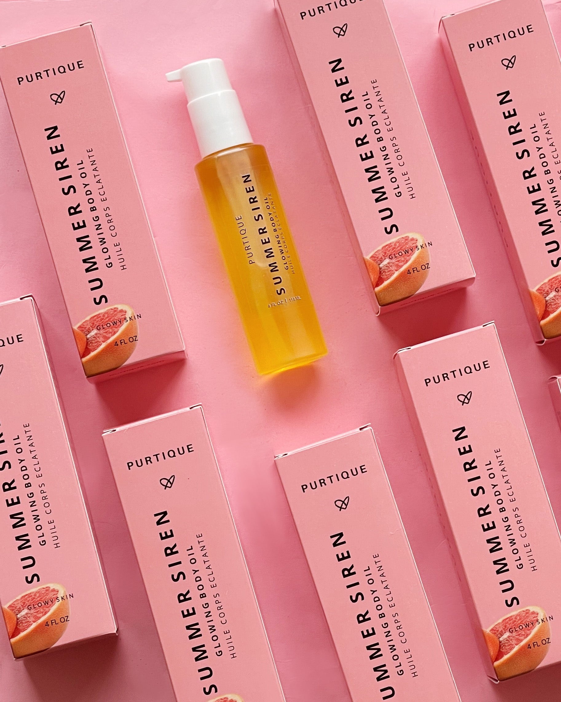 summer siren glowing body oil