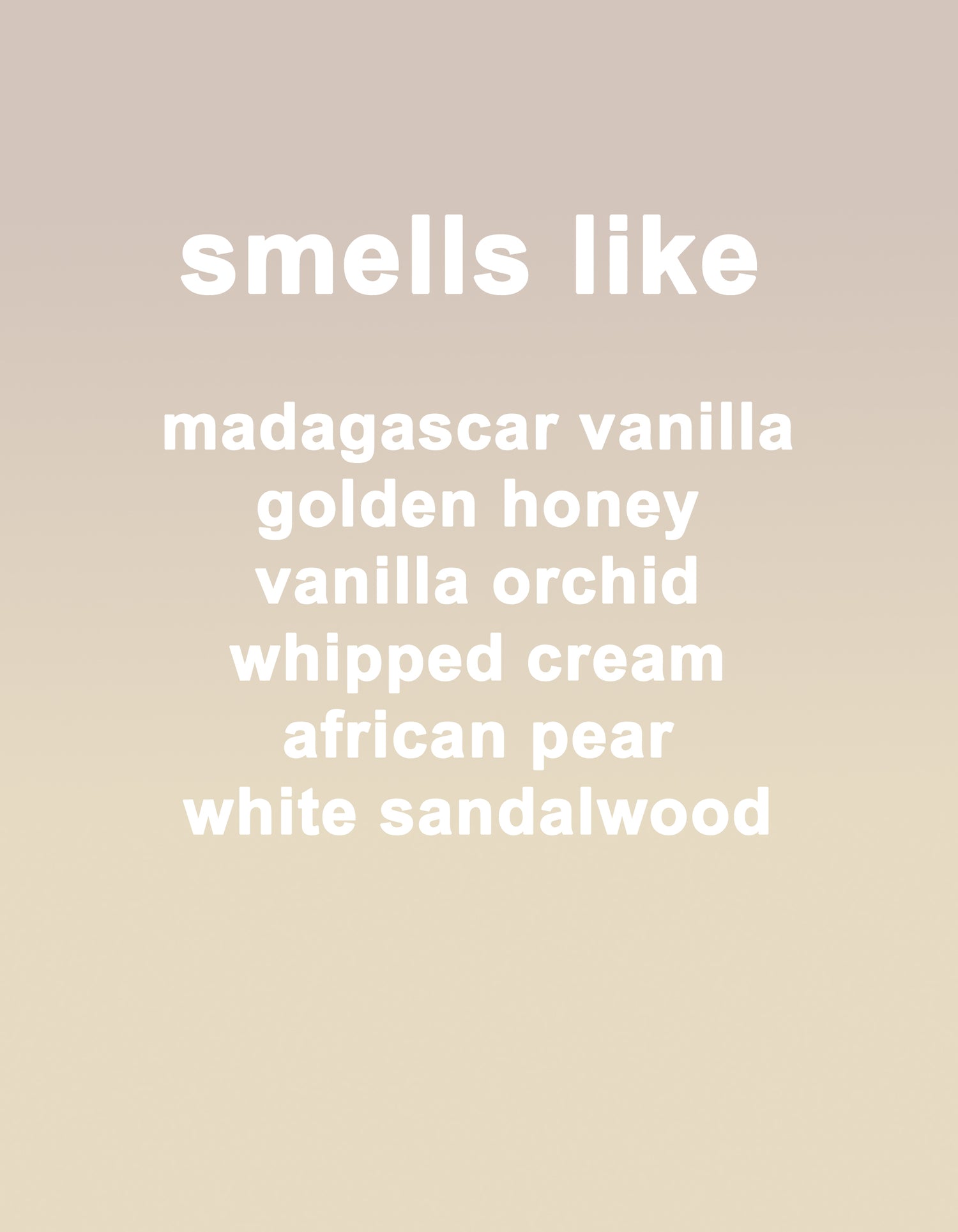 vanilla honey eau de parfum
