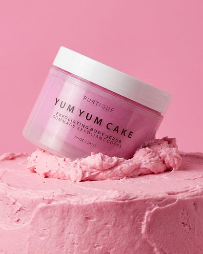 yum yum cake exfoliating body scrub