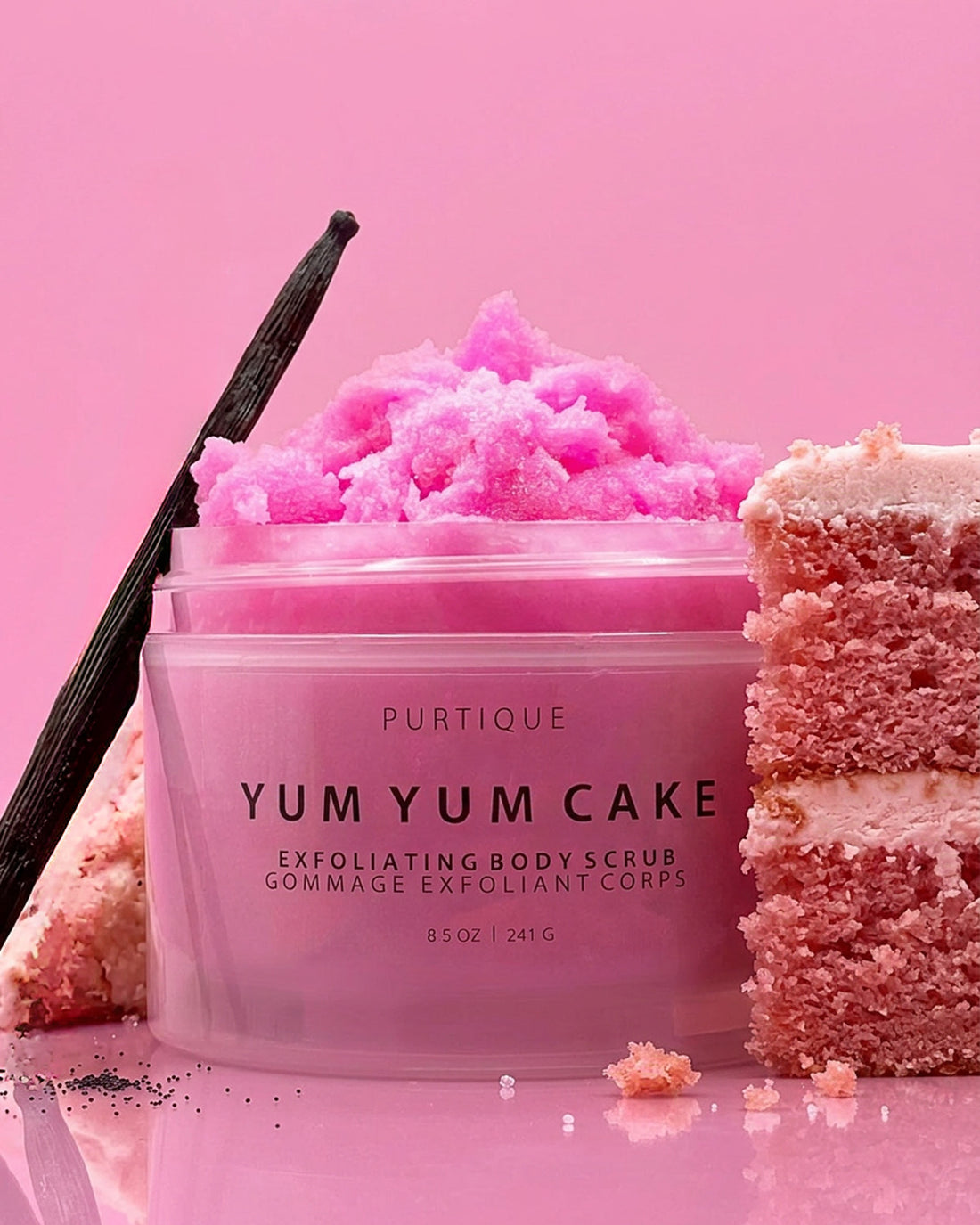 yum yum cake exfoliating body scrub