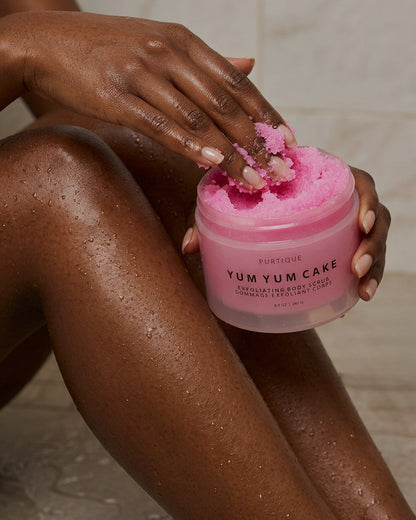yum yum cake exfoliating body scrub